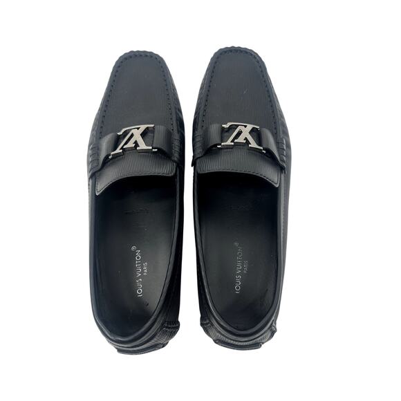 Louis Vuitton Calf Leather LV Logo Monte Carlo Moccasin Loafers Men\'s Size 11 main image 8